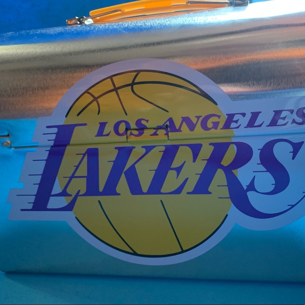 VINTAGE LAKERS COLLECTIBLE TIN BOX
